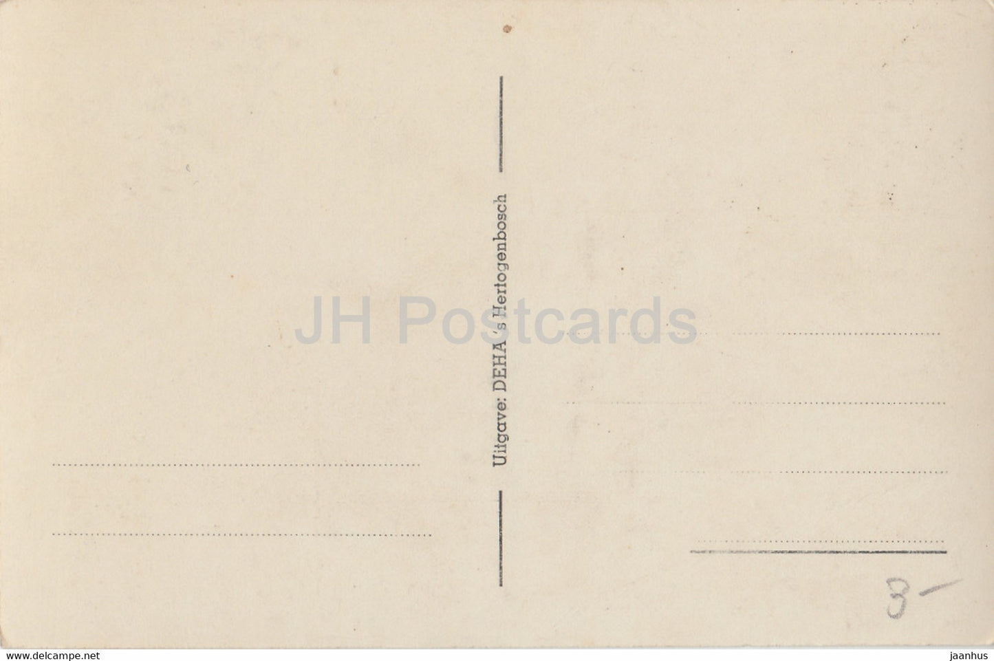 Hoogkoor met Koorgestoelte en Bisschoptroon St Jans Basiliek S Hertogenbosch - old postcard - Netherlands - unused