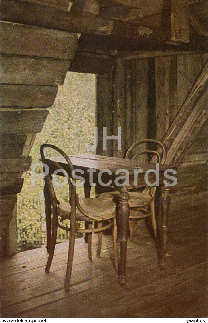 Razliv - The Yemelyanov's Barn - interior - Lenin Memorial - 1970 - Russia USSR -  unused - JH Postcards