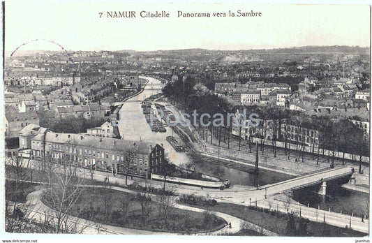Namur - Citadelle - Panorama vers la Sambre - Landsturm Inf Bataillon - Feldpost - old postcard - 1915 - Belgium - used - JH Postcards