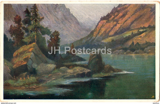 Der Grune See - Steiermark - illustration - Vereines Sudmark - 216 - old postcard - 1914 - Austria - used - JH Postcards