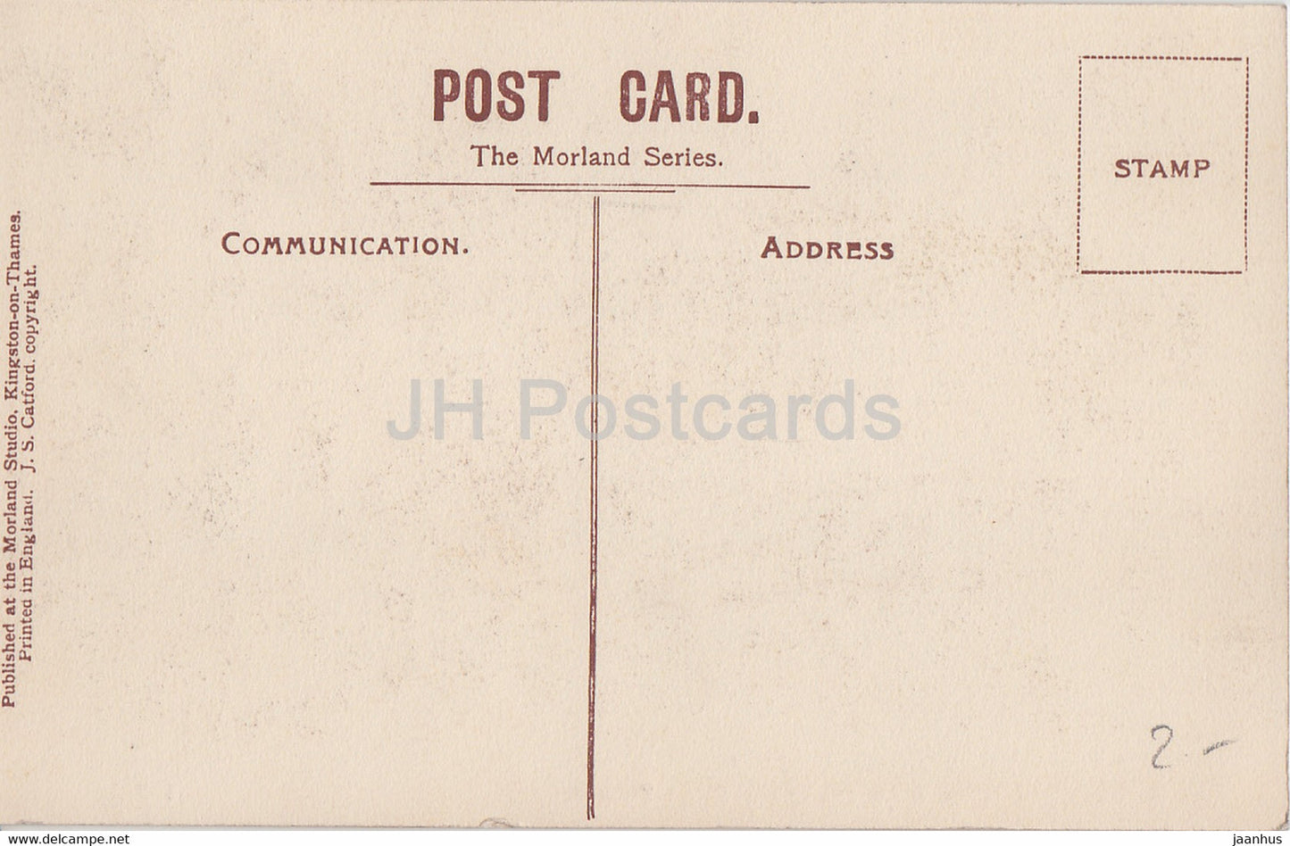 The Gardens and River from Hampton Court Palace - 117 - old postcard - England - United Kingdom - unused