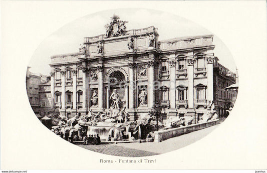 Roma - Rome - Fontana di Treci - Trevi Fountain - 59 - old postcard - Italy - unused - JH Postcards