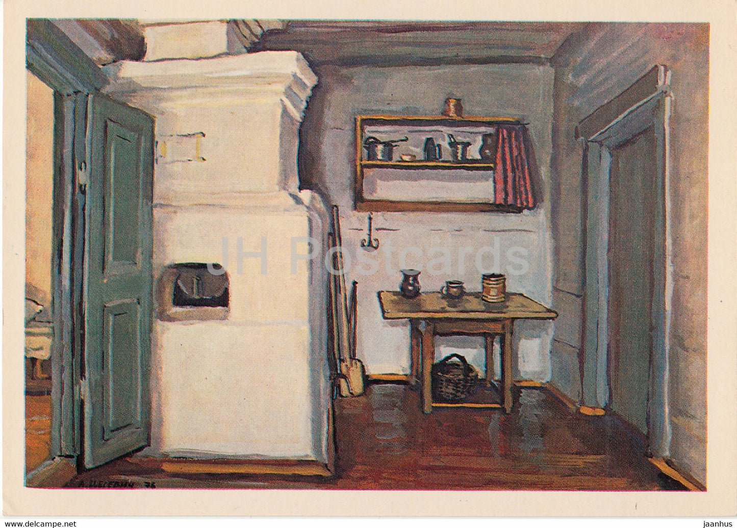 Shushenskoe - Lenin Flat in Petrov House - Kitchen - 1980 - Russia USSR - used - JH Postcards