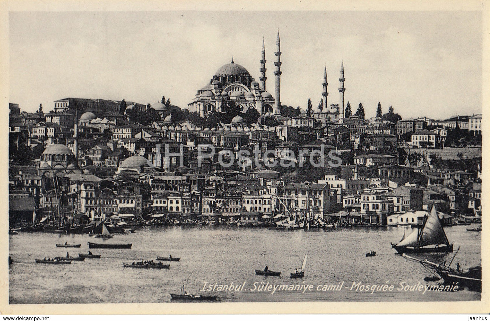 Istanbul - Mosquee Souleymanie - old postcard - Turkey - unused - JH Postcards