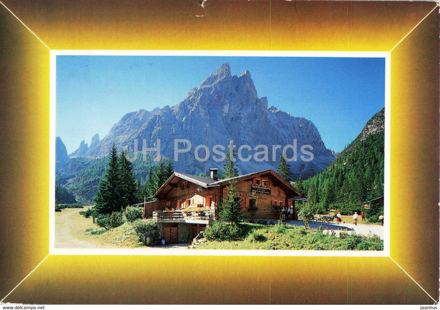 Dolomiti - Talschlusshutte - Fischleinboden - Rif Fondo Valle Fiscalina - Einsekofel - 1987 - Italy - used - JH Postcards