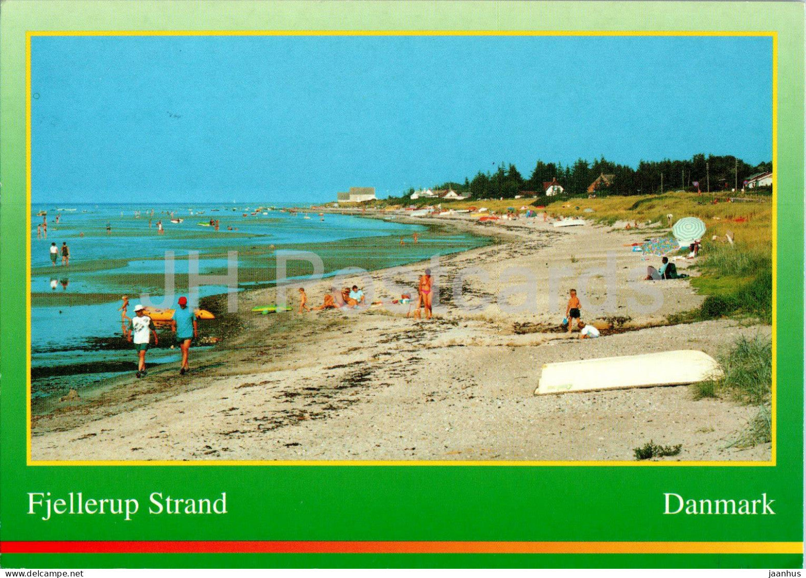 Fjellerup Strand - Badestranden - beach - FJL 2 - Denmark - used - JH Postcards