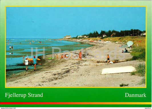 Fjellerup Strand - Badestranden - beach - FJL 2 - Denmark - used - JH Postcards