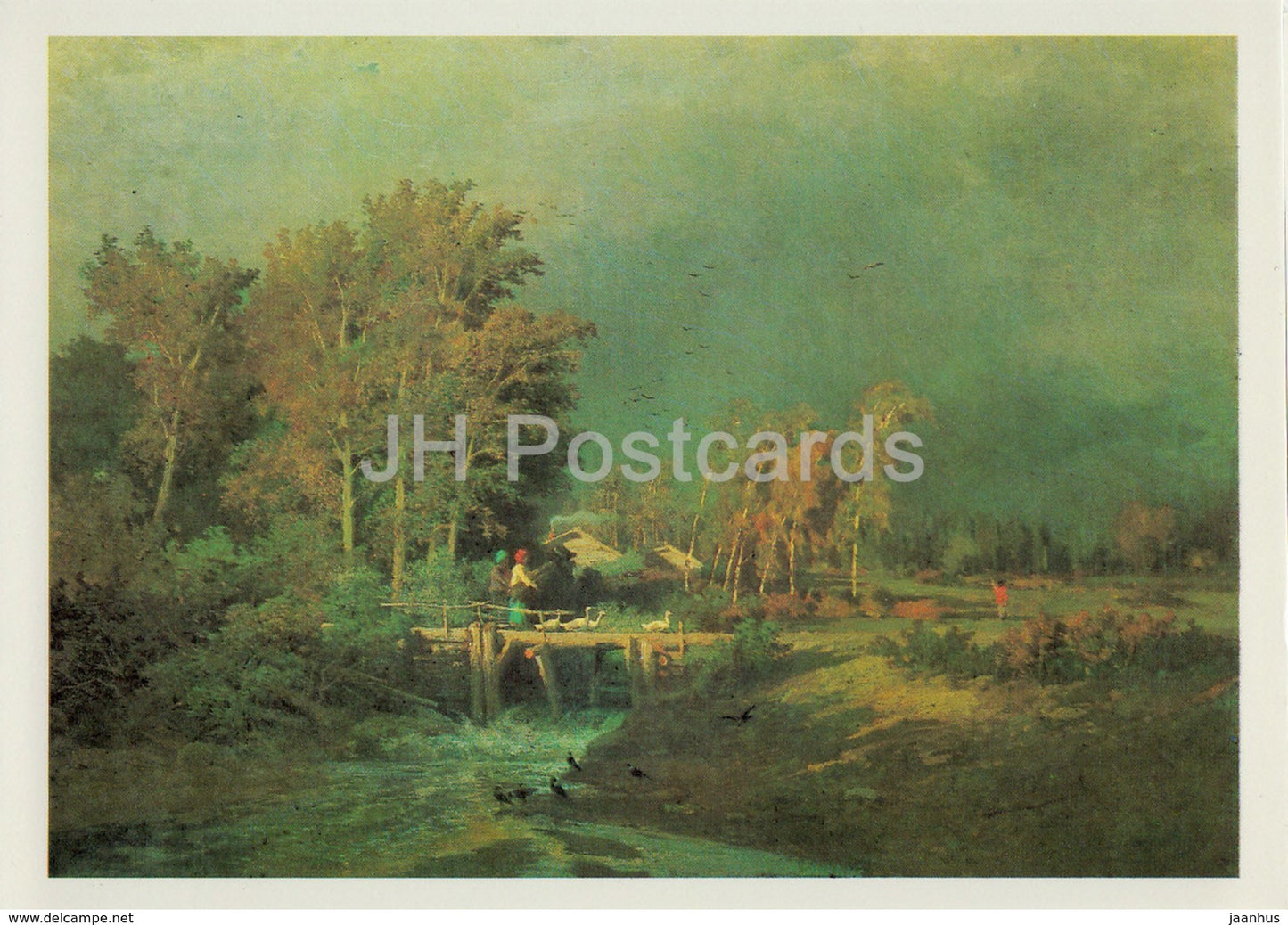 painting by F. Vasilyev - Before the Rain - Russian art - 1987 - Russia USSR - unused