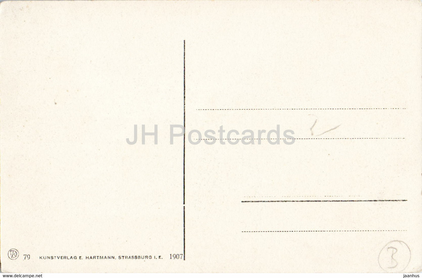 Strasbourg i E - Strasbourg - Klein Venedig - Petit Venise - 79 - carte postale ancienne - 1907 - France - inutilisée