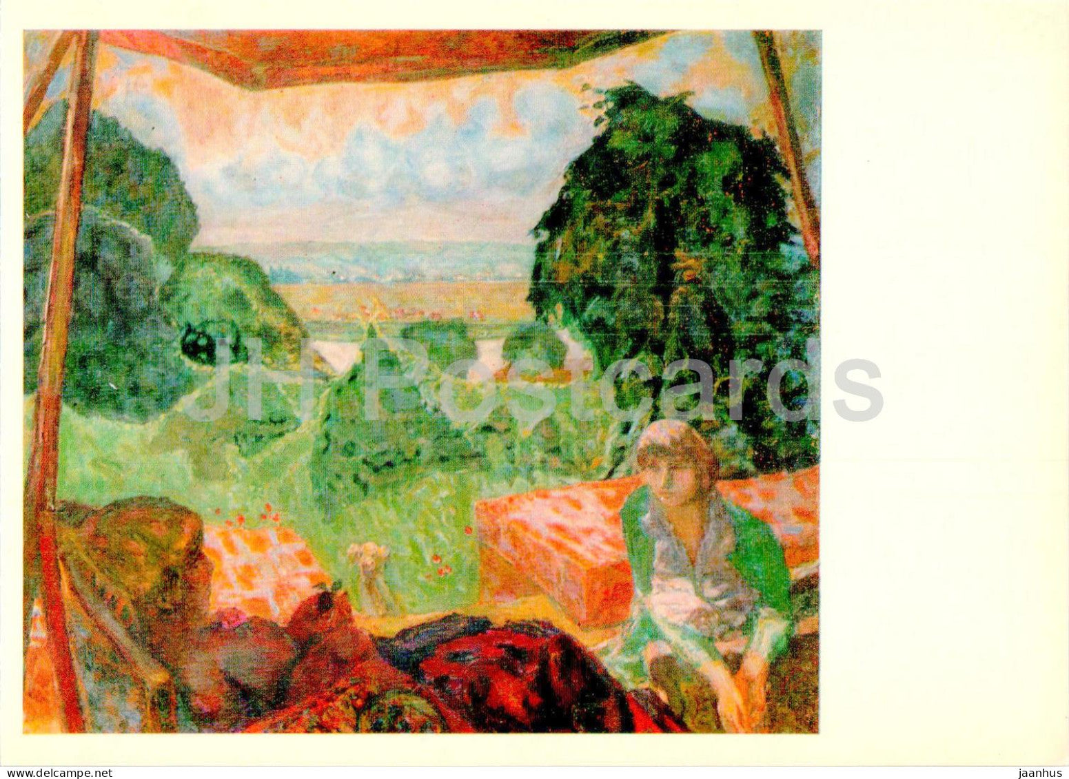 painting by Pierre Bonnard - Summer in Normandie - French art - 1977 - Russia USSR - unused - JH Postcards