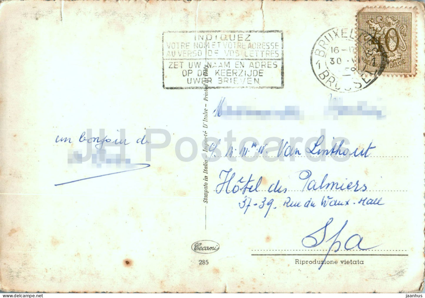 fille dans le jardin - enfants - 285 - Italie - utilisé 