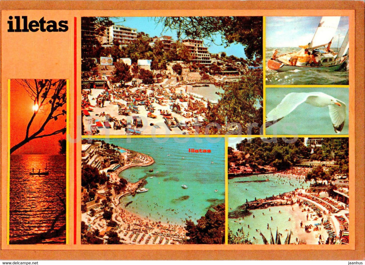 Illetas - Mallorca - multiview - 2008 - Spain - unused - JH Postcards
