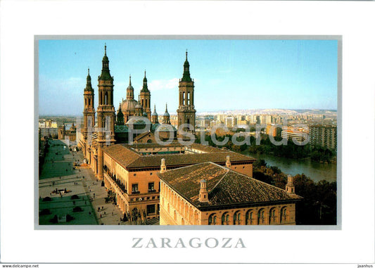 Zaragoza - El Corazon de Zaragoza -  Z 55 - Spain - used - JH Postcards