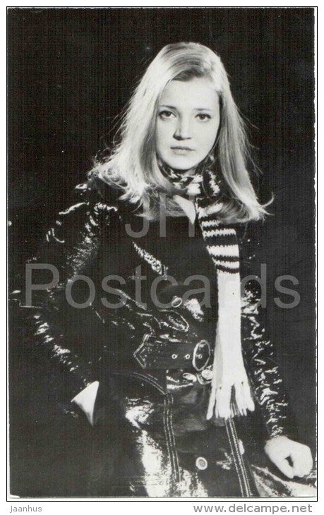 A. Voznesenskaya - Soviet Russian Movie Actress - 1981 - Russia USSR - unused - JH Postcards