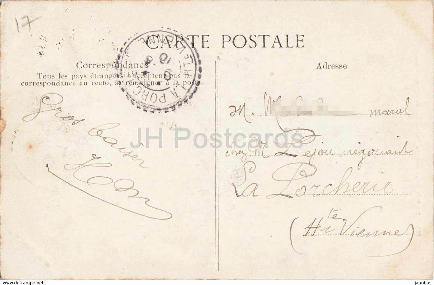 Saintes - Arc de Triomphe de Germanicus - 199 - alte Postkarte - 1910 - Frankreich - gebraucht