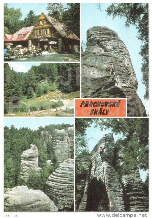 Prachovske Skaly - Rocks - Prachovo Rocks - Czechoslovakia - Czech - used - JH Postcards