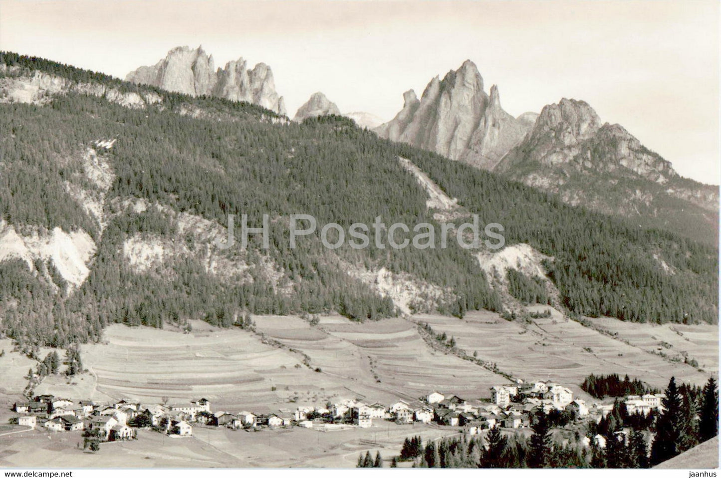 Val di Fassa - Pozza - verso i Dirupi di Larsec - old postcard - Italy - unused - JH Postcards