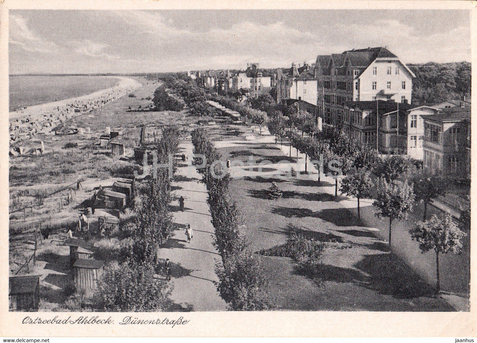 Ostseebad Ahlbeck - Dunenstrasse - Germany DDR - used - JH Postcards