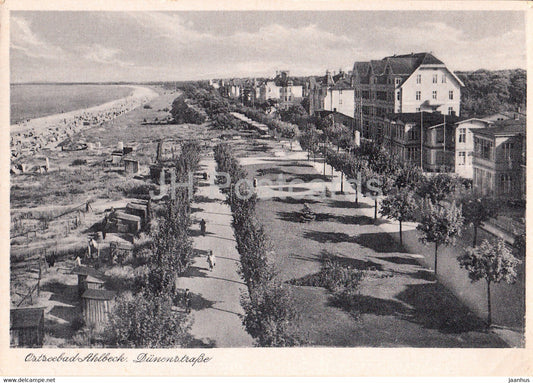 Ostseebad Ahlbeck - Dunenstrasse - Germany DDR - used - JH Postcards