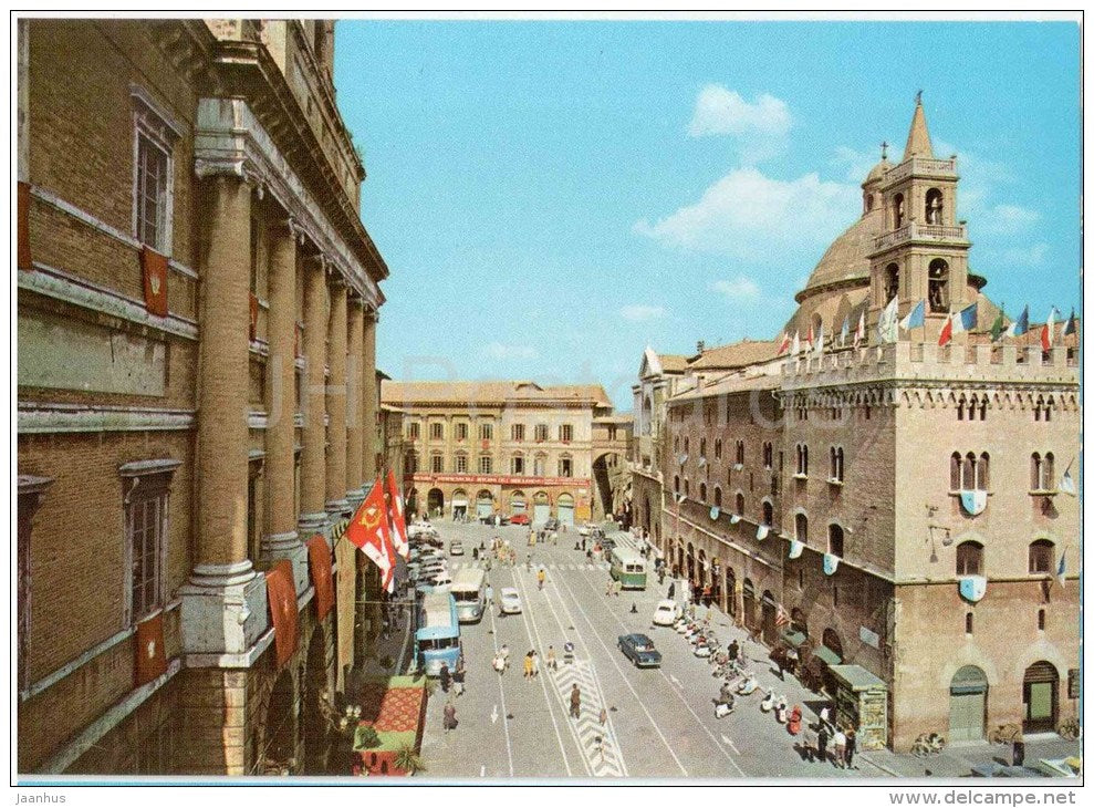 Piazza della Repubblica - square - Foligno - Umbria - 117 - Italia - Italy - unused - JH Postcards