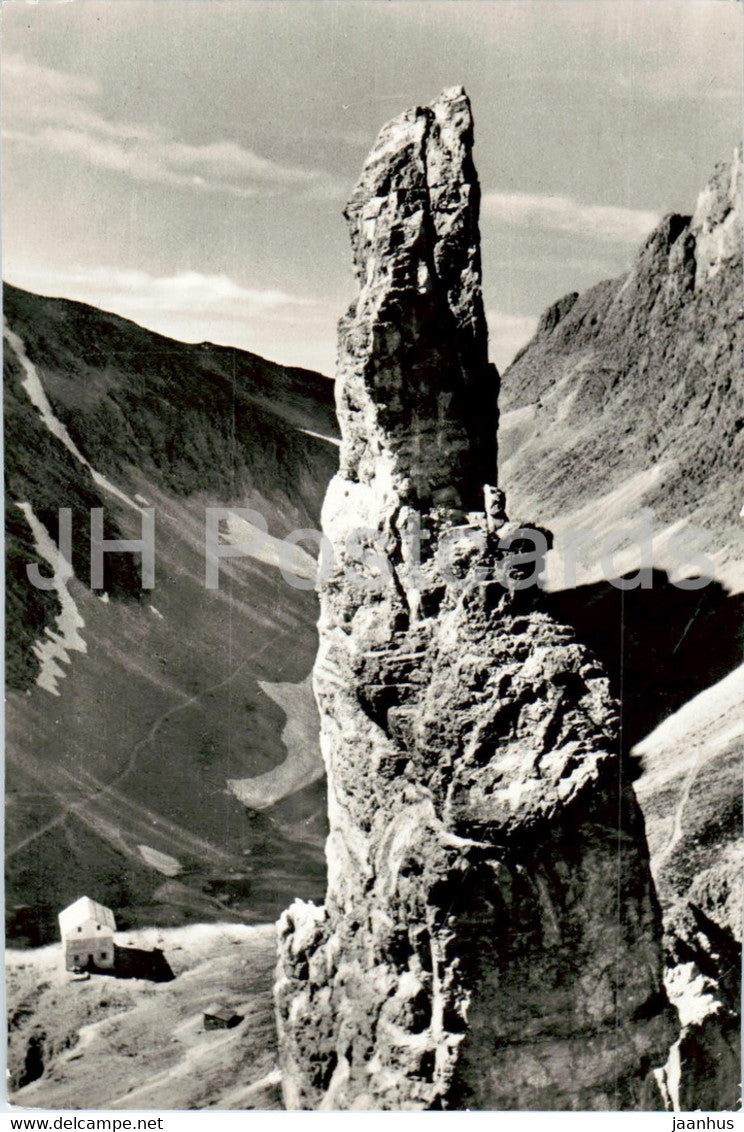 Torre Piaz - Gruppo del Catinaccio - old postcard - 1958 - Italy - used - JH Postcards