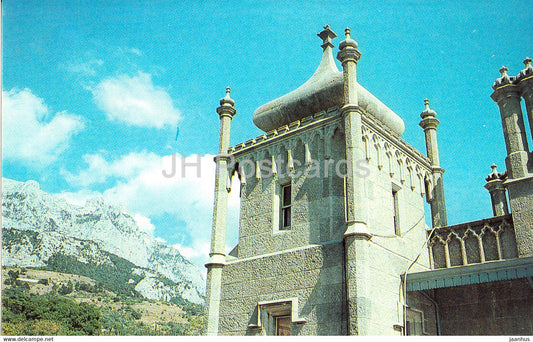 Tower of Love - Alupka Palace Museum - Crimea - 1990 - Ukraine USSR - unused - JH Postcards