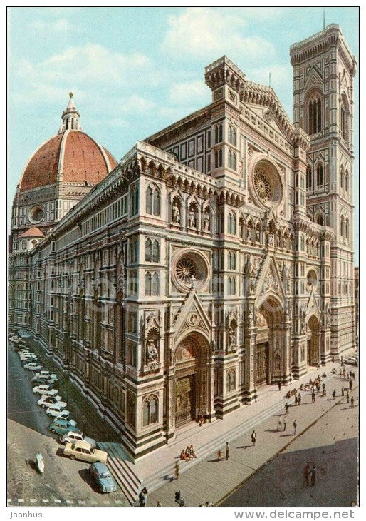 La Cattedrale ed il Campanile di Giotto - cathedral , belltower - Firenze - Toscana - 201 - Italia - Italy - unused - JH Postcards
