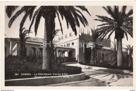 Cannes - Le Palm Beach - Casino d'Ete - 291 - France - unused - JH Postcards