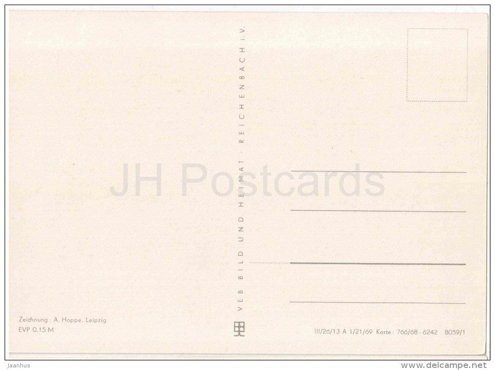 Rund um den Schweriner See - Germany - DDR - unused - JH Postcards