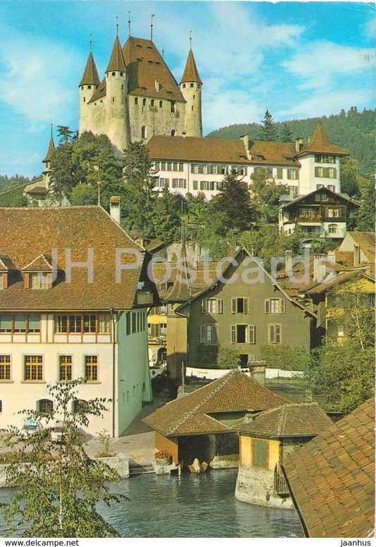 Thun - View - 4438 - Switzerland - used - JH Postcards