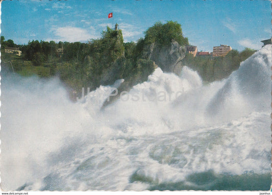 Rheinfall - Totale Breite des Falles 150 m - waterfall - 5958 - 1970 - Switzerland - used - JH Postcards