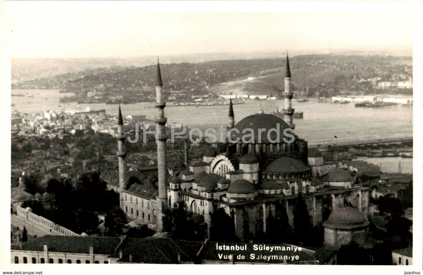 Istanbul - Suleymaniye - old postcard - Turkey - unused - JH Postcards