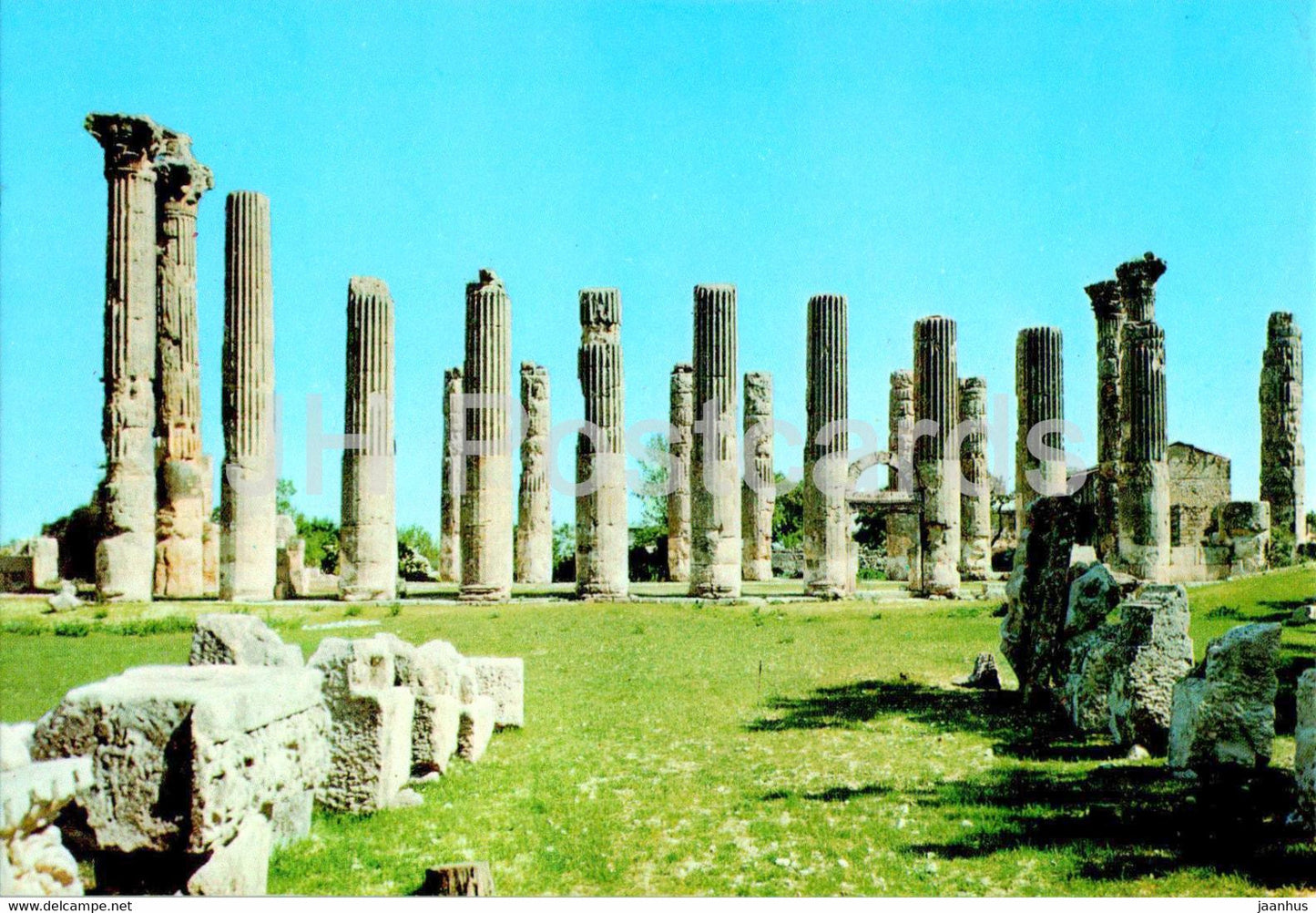Icel - Mersin - General view of Zeus Temple - ancient world - Turkey - unused - JH Postcards