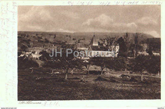 St Thomas - Feldpost - 14 - old postcard - 1916 - used - JH Postcards
