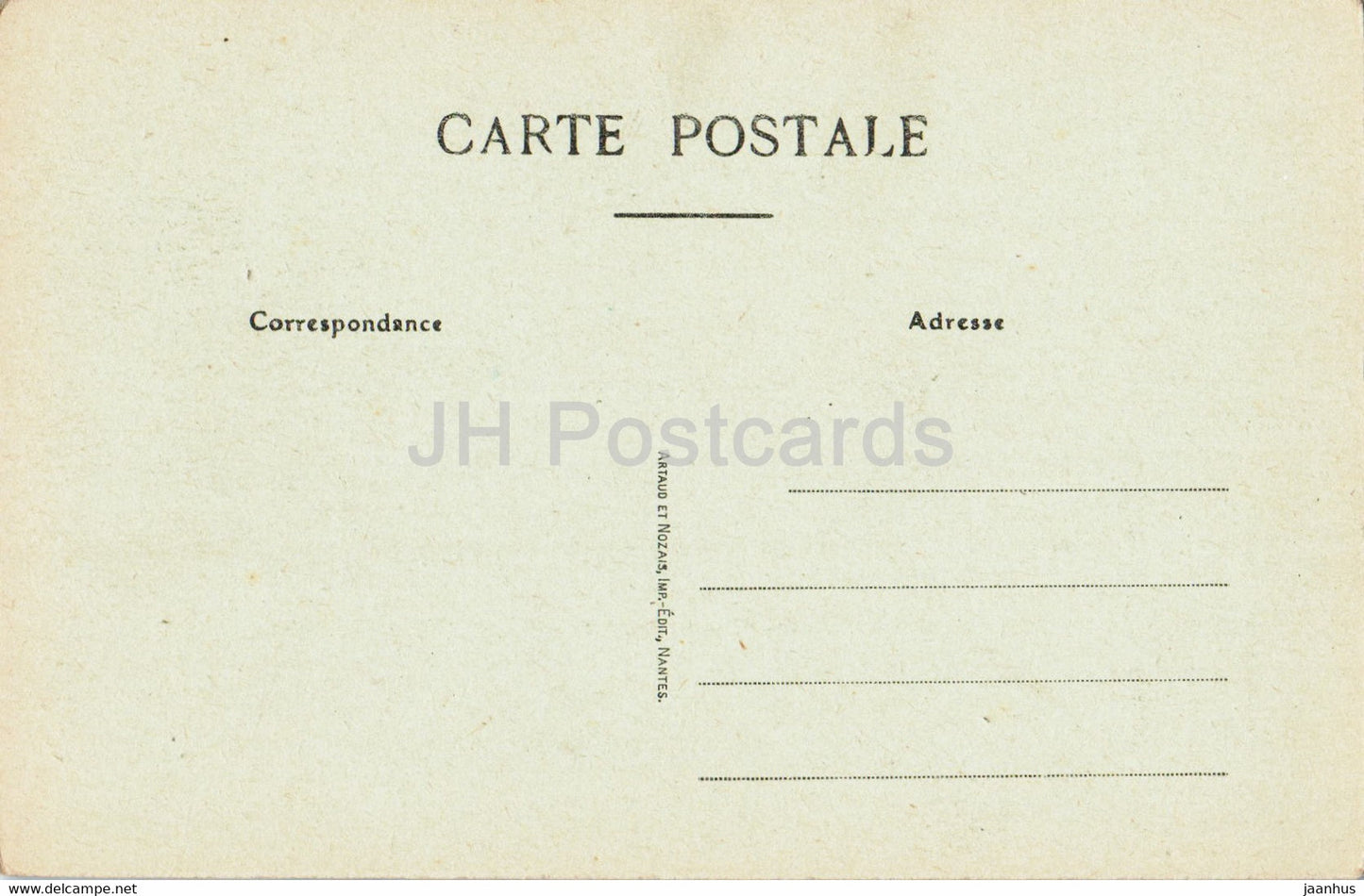 La Roche Bernard - Vue vers l'Eglise - church - 11 - old postcard - France - unused