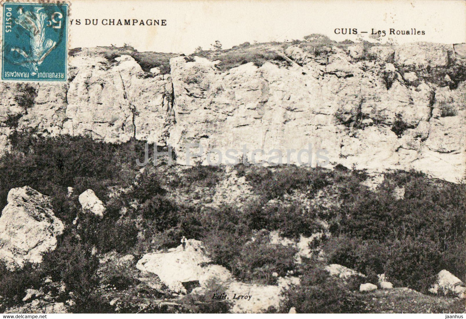 Cuis - Les Roualles - old postcard - 1912 - France - used - JH Postcards