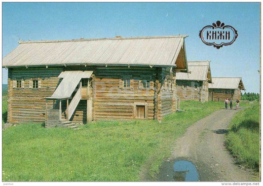 Pudozh sector of Kizhi Museum . Butin´s House - Kizhi - 1991 - Russia USSR - unused - JH Postcards