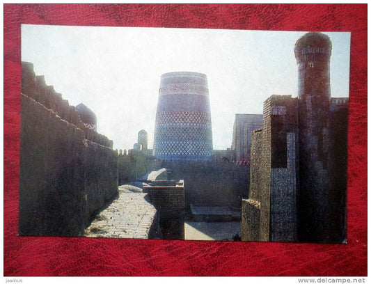 Khiva - Hiva - Kunya-Ark , Kalta-Minor minaret - 1981 - Uzbekistan - USSR - unused - JH Postcards