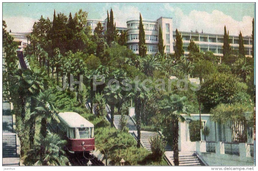 Sanatorium of Ministry Defence of the USSR - Sochi - Black Sea Coast - 1966 - Russia USSR - unused - JH Postcards