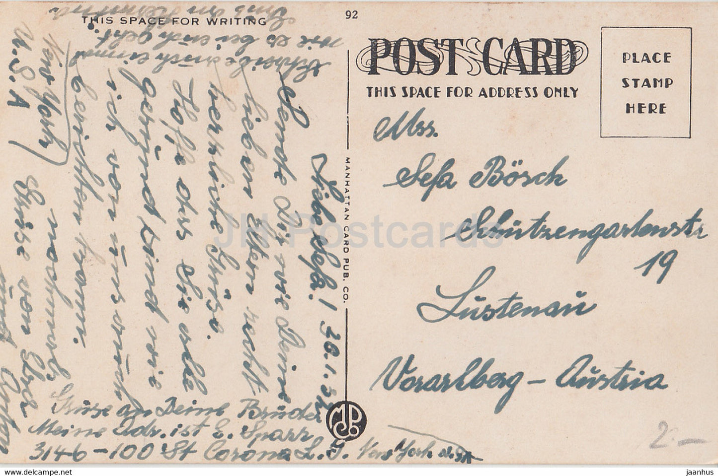 New York City – Grand Central Station und 42nd St – alte Postkarte – 1932 – Vereinigte Staaten – USA – gebraucht