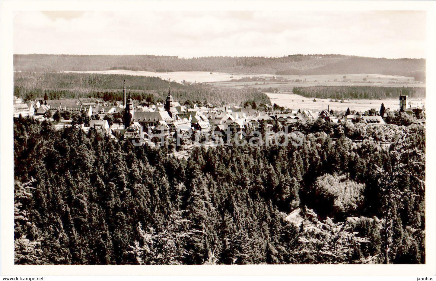 Hohenluftkurort Freudenstadt - Schwarzwald 740 m - old postcard - Germany - unused - JH Postcards