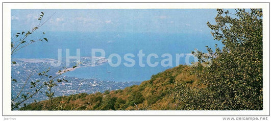 view of the bay and the city - Gelendzhik - 1980 - Russia USSR - unused - JH Postcards