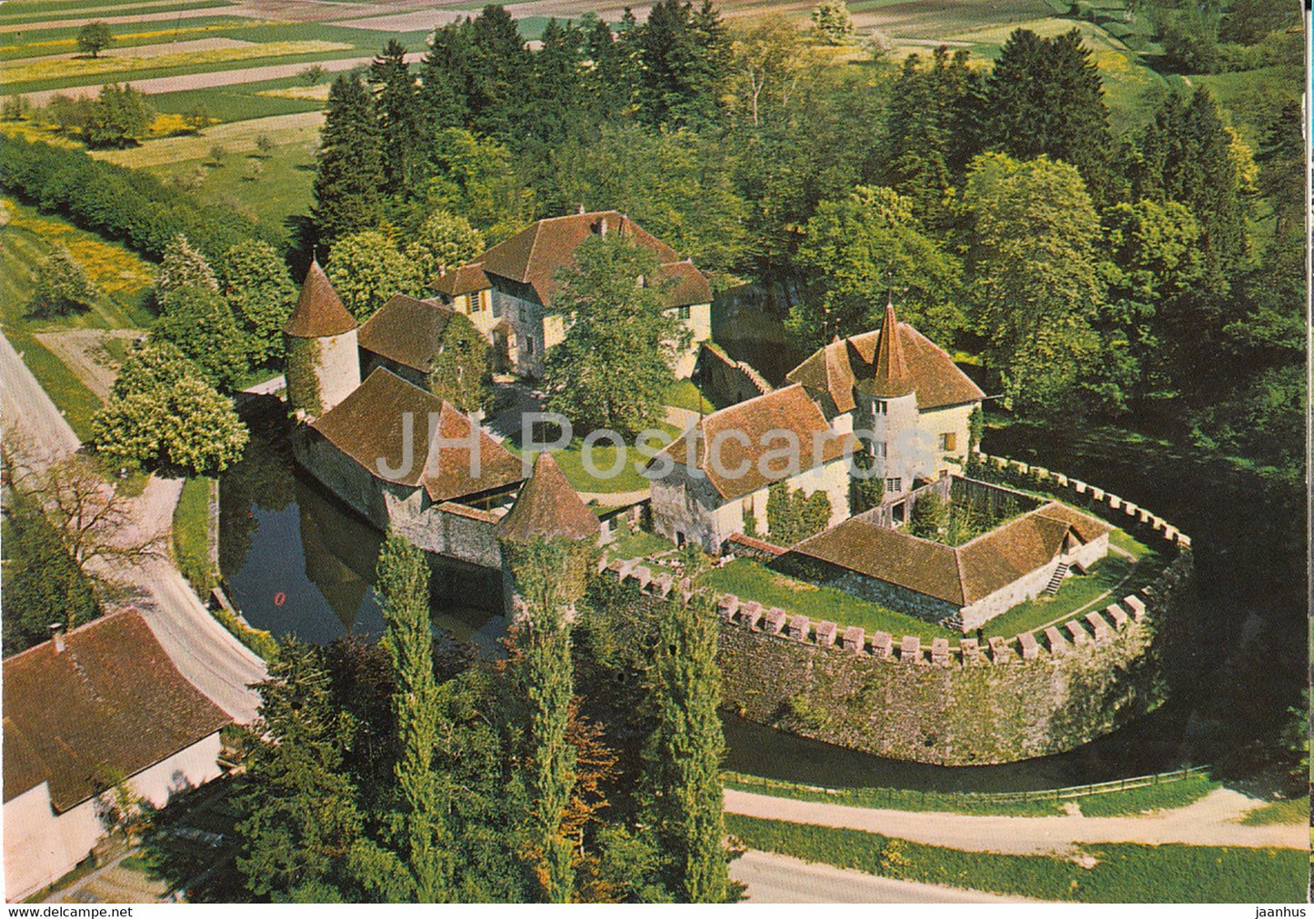 Schloss Hallwil AG - castle - 3627 - Switzerland - unused - JH Postcards