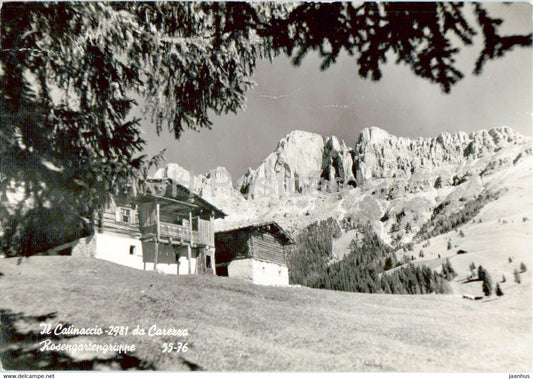 Il Catinaccio - Da Carezza - Rosengartengruppe - 1963 - Italy - used - JH Postcards