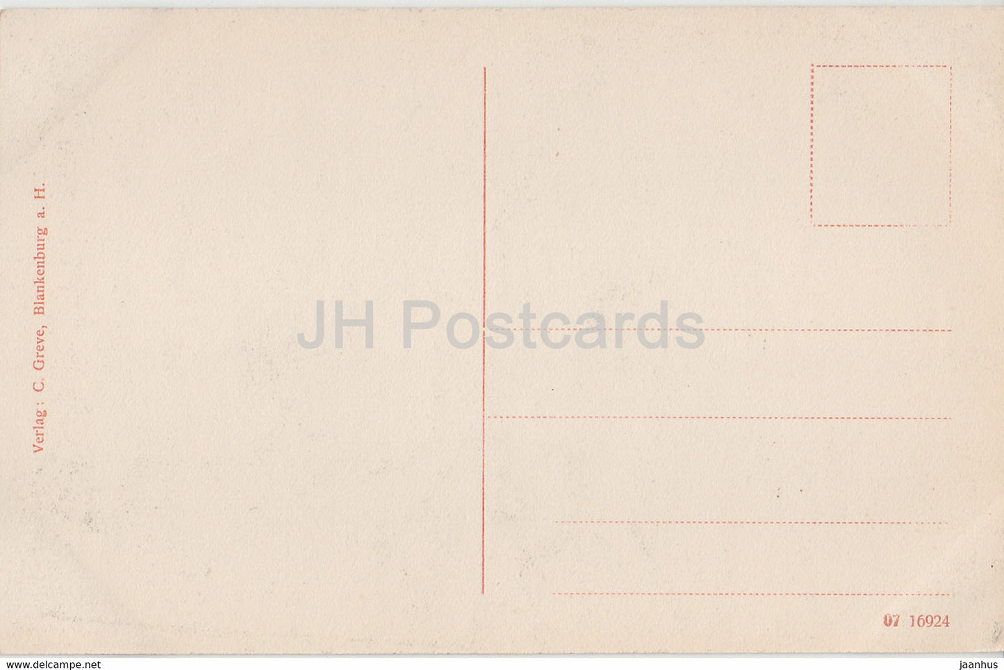 Bodetal - Teufelsbrucke - old postcard - Germany - unused