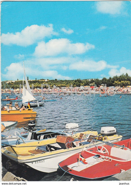 Katoro - boat - beach - 1980 - Croatia - Yugoslavia - used - JH Postcards