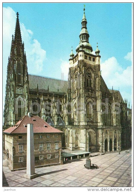 Praha - Prague - St. Vitus Cathedral - Czechoslovakia - Czech - used - JH Postcards