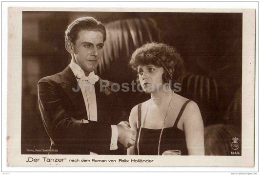 Der Tänzer nach dem Roman von Felix Holländer - movie - film - 632/4 - old postcard - Germany - unused - JH Postcards