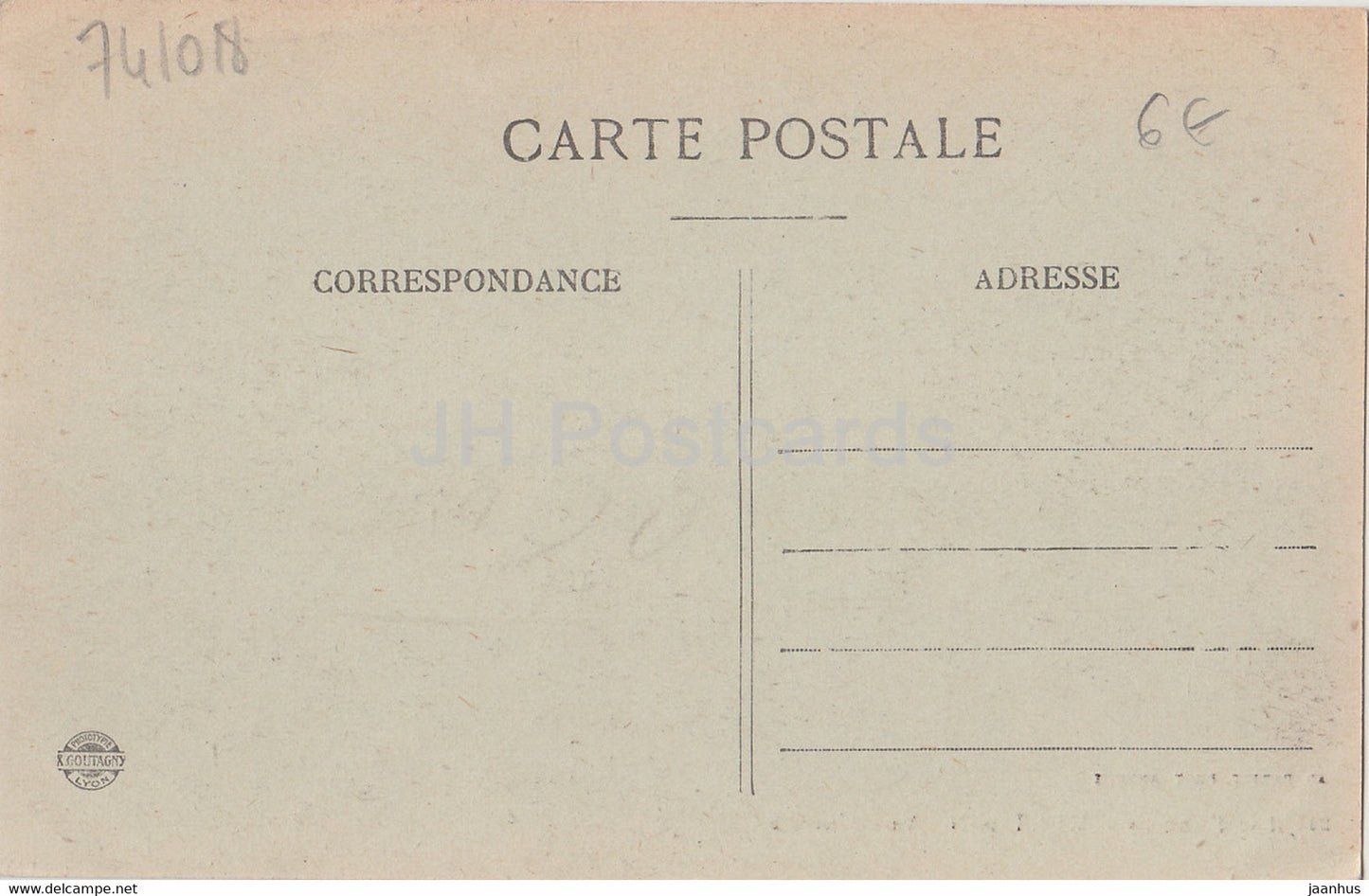 Lac d'Annecy - Menthon - Vue Generale - 208 - alte Postkarte - Frankreich - unbenutzt