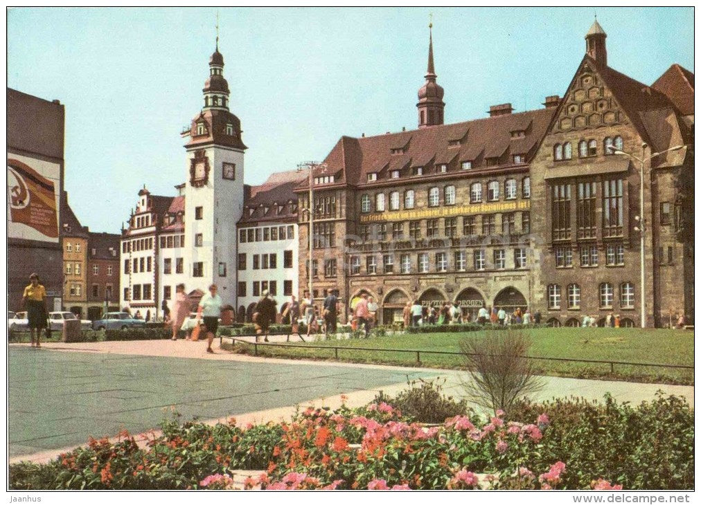 Rathaus - Town Hall - Chemnitz - Karl-Marx-Stadt - Germany - DDR - unused - JH Postcards